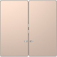 Лицевая панель Schneider Electric Merten D-Life для 2-кл. выключателя с подсветкой шампань